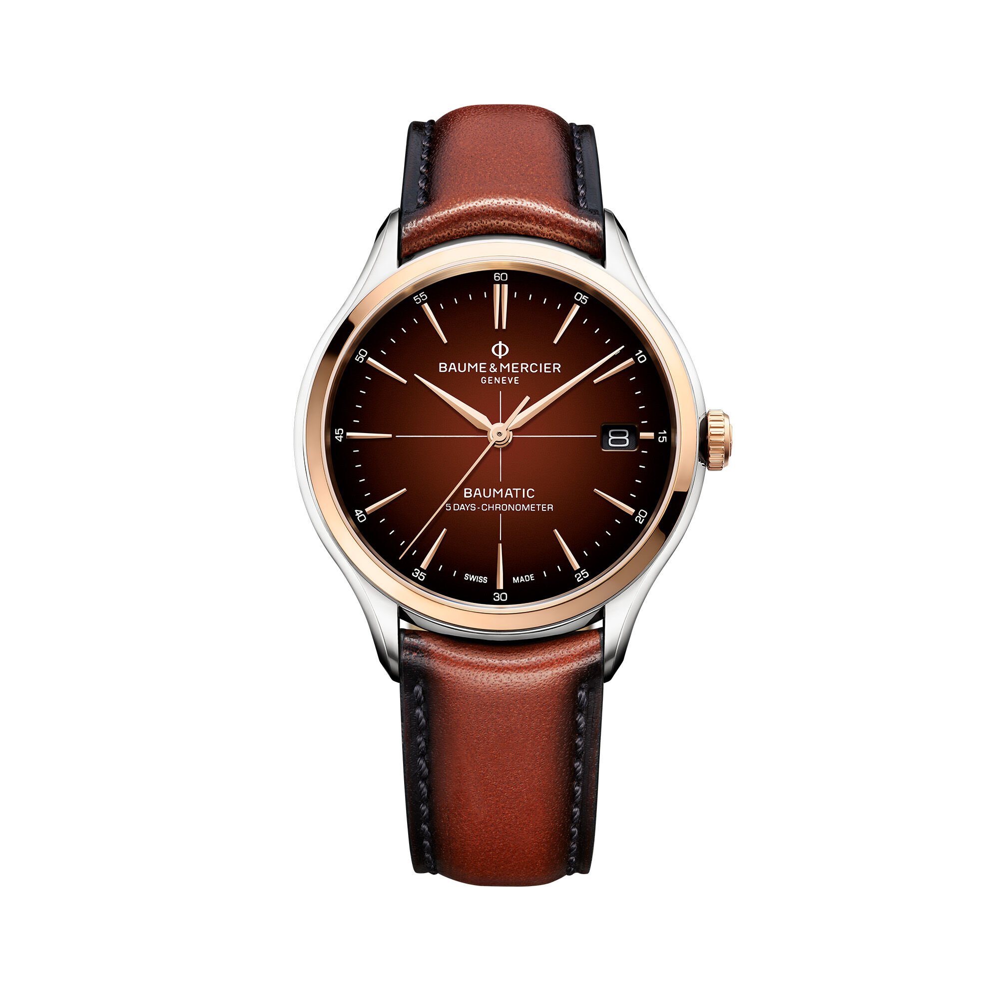 Baume Mercier Men s Watch Clifton Automatic Golden PVD